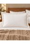 Vinera Knitwear Blanket Beige Crochet Stitched 100% Cotton Double 7-Piece Duvet Cover Set - 2