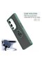 Infinix Note 50 Compatible Case with Ring Stand Extra Impact Protection Hard Silicone Cover - Green - 4