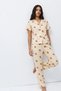 Marchè Bien Standard Size Elastane Pink Pajama Set - 6