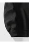 Men's Stand Collar Half Zipper Oversize 3 Thread Basic Sweatshirt - 4
