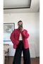 High Collar Fleece Teddy Fleece Cardigan