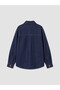 Peak New Season Indigo Embroidered Girls' Jean Shirt - 3