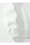 Men's Stand Collar Half Zipper Oversize 3 Thread Basic Sweatshirt - 4