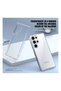 Samsung Galaxy S23 Ultra Compatible Transparent Silicone Case Anti-Yellowing Resistant Hard Slim Cover - 3