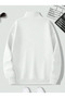 Men's Stand Collar Half Zipper Oversize 3 Thread Basic Sweatshirt - 2