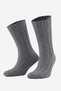 Egyptian Unisex 5 Layer Alpaca Wool Winter Single Sock Socks Gray - 3