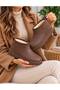 Eva Waterproof Brown Fur Lined Thick Sole Ankle Women's Boots & Booties