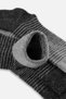 Egyptian Men's Alpaca Wool Winter Striped Double Sock Socks Grey-Anthracite - 5