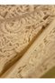 Daisy Motif Textured Corded Bohemian Crochet Macrame Floral Ethnic Holiday Beach Seaside Lace Elastic Waist Tie Women's Mini Shorts - 4