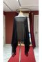 Black Short Chiffon Cape for Women's Evening Dress, Stylish Flowy Shoulder Cape, Evening Gown Complementary Accessory - 4