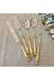 5-Piece Serving Set with Gold Handle - 2