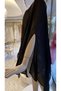 Black Short Chiffon Cape for Women's Evening Dress, Stylish Flowy Shoulder Cape, Evening Gown Complementary Accessory - 2