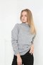 Women's Half Turtleneck Knitwear Sweater - Gray - 2