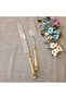 5-Piece Serving Set with Gold Handle - 4