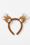 Plush Hair Crown with Cute Rabbit Figure - Fun Hair Accessory for Makeup and Face Washing - 2
