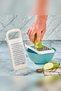 Foldable Grater Double Sided Detachable Blade Stainless Steel Compact Handheld Green - 2