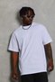 Marchè Bien Men's Plain Summer Short Sleeve T-Shirt Crew Neck Oversize T-Shirt - White - 3