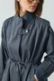 Cleo Trench Coat Indigo - 4