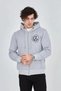 Marchè Bien Men's 3 Thread Cotton Zippered Hooded Kangaroo Pocket Printed Hoodie Cardigan Sweatshirt - 8
