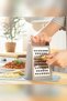 Double-Sided Mini Grater Stainless Steel Blade Hand Grater with Handle Cheese Vegetable Grater Green - 5