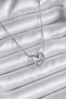 316L Steel Silver Color Heart Model Women's Necklace