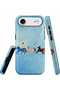iPhone 17 Air Compatible - Colorful Tails, Dual Layer Cover, Glossy Surface Protective Case