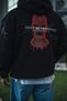 Marchè Bien Men's Hooded Sweatshirt with Kangaroo Pocket, 3 Thread Cotton Printed Hoodie - Black - 2