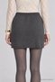 Mini Knitwear Skirt Las0015 Anthracite - 6