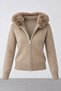 Women's Mink Double Zipper Fur Hooded Cardigan - 2