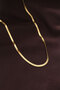 316L Steel Gold Color 60 cm Italian Chain Necklace