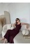 Marchè Bien Women's Backless Sleeveless Long Dress - Plum