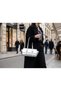 Shiny Silver Mini Shoulder Bag Soft Leather Look Zipper Closure Women's Hand and Shoulder Bag - 2