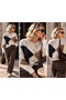 Baklava pattern buttoned cardigan standard size - 2