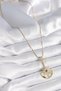 316L Steel Gold Color Zircon Stone Star Model Women's Necklace - 2