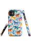 Compatible with iPhone 12 / 12Pro - Colorful Horses, Double Layer Cover, Glossy Surface Protective Case