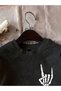 Men's Printed T-Shirt Short Sleeve Crew Neck Regular Fit Comfortable Fit T-Shirt - Black - 2