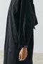 Roven Snap Button Trench Coat Black - 6
