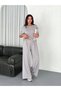 Marchè Bien Women's Osy Modal Soft Fabric Crew Neck T-Shirt Wide Leg Pants Two-Piece Set - Dye - 2