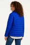 Marchè Bien Women's Micro Water Repellent Quilted Printed Lined Zippered Bomber Coat - Saks Blue - 3