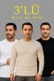 Marchè Bien Men's Ribbed Knitwear Sweater Set of 3 Beige White Black |   Thick Woven Cotton Regular Fit