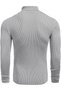 Men's Slim Fit High Neck Knit Sweater – Flexible Texture - 3