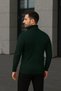 Marchè Bien Men's Ribbed Sweater Full Turtleneck Knitwear Set of 3 Grey-Khaki-Black - 8