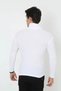 Marchè Bien Men's Ribbed Camisole Fabric High Neck Full Lycra Slimfit Bodysuit - White - 4