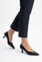Tokes front stitched buckled women's low heeled stiletto black wrinkled - 3