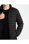 Boys' Inflatable Fiber-Filled Water-Repellent Jacket with Zipper Pockets - Black - 5