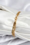316L Steel Gold Color Oval Suitable for Writing Women's Bracelet - 2
