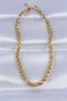 316L Steel Gold Color Barley Model Necklace - 2