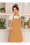 Premium Kitchen Apron Stain-Resistant Water-Repellent Fabric Apron with Plastic Adjustment Buckle and Neck Strap - 2
