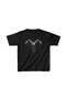 Children's Unisex Printed T-Shirt - Black