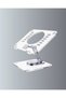 Adjustable Transparent Tablet Stand with Non-Slip Silicone Base - 2